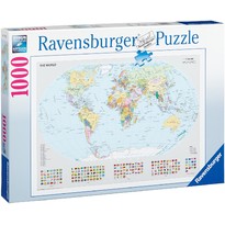 Puzzle Harta politica a lumii -  1000 Piese