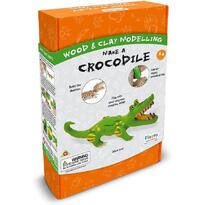 Kit constructie lemn si argila – Crocodil