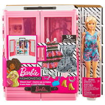 Barbie Dulapior Cu Hainute Si Papusa