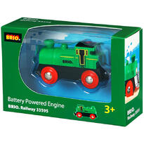 Locomotiva Mica Verde Cu Baterii
